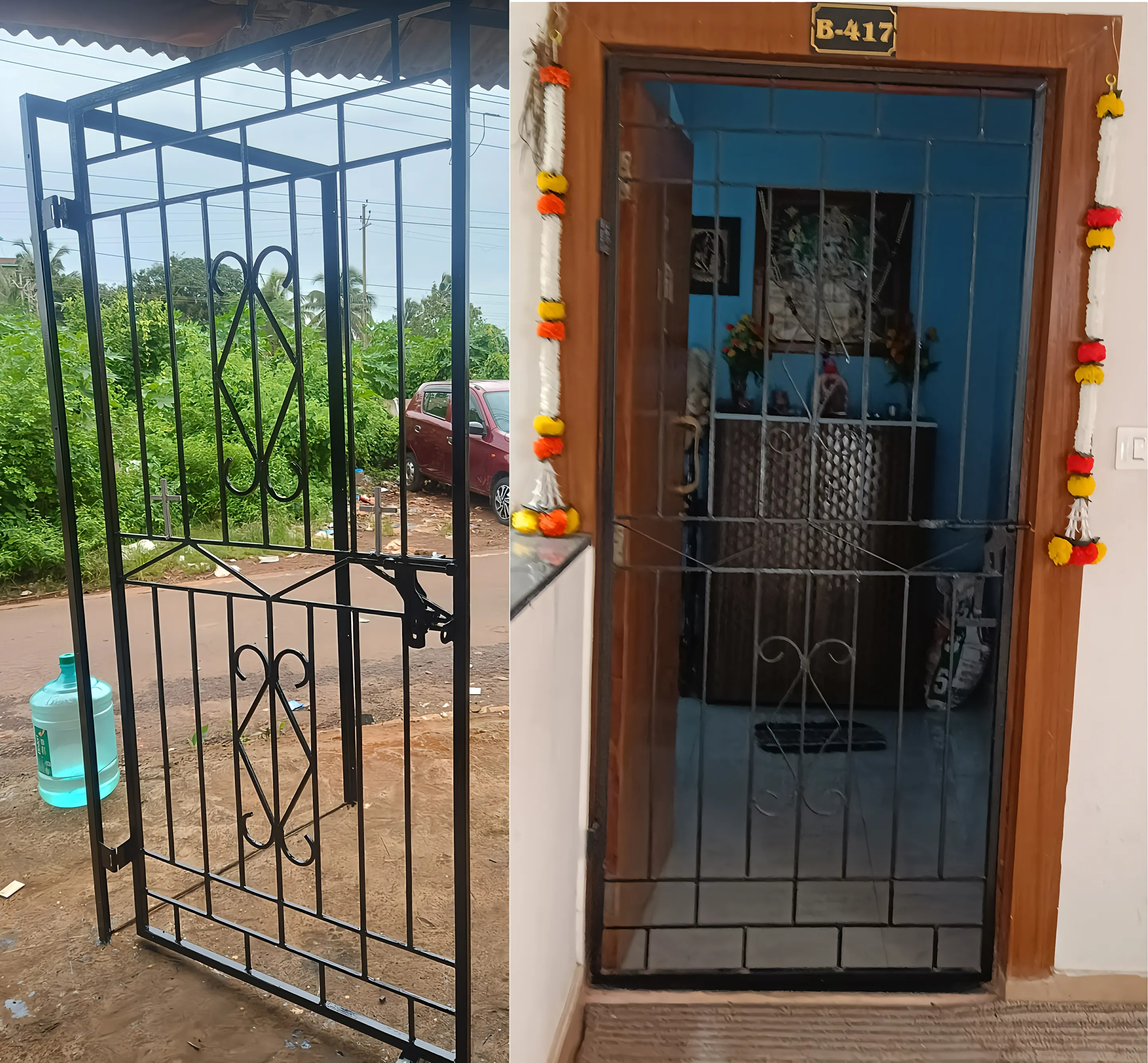 Custom iron gates and channel gates fabricated in Goa